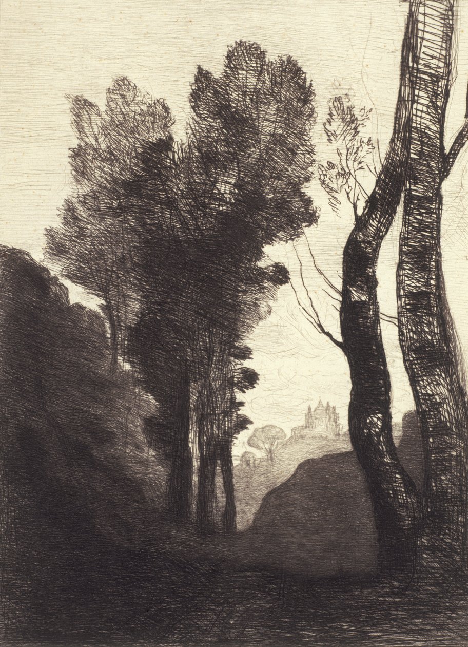 Environs of Rome, 1866 by Jean Baptiste Camille Corot