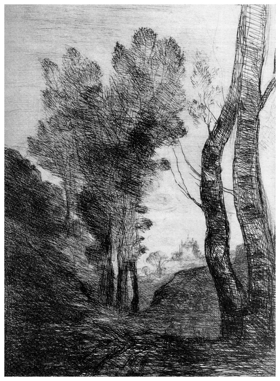 Environs de Rome by Jean Baptiste Camille Corot