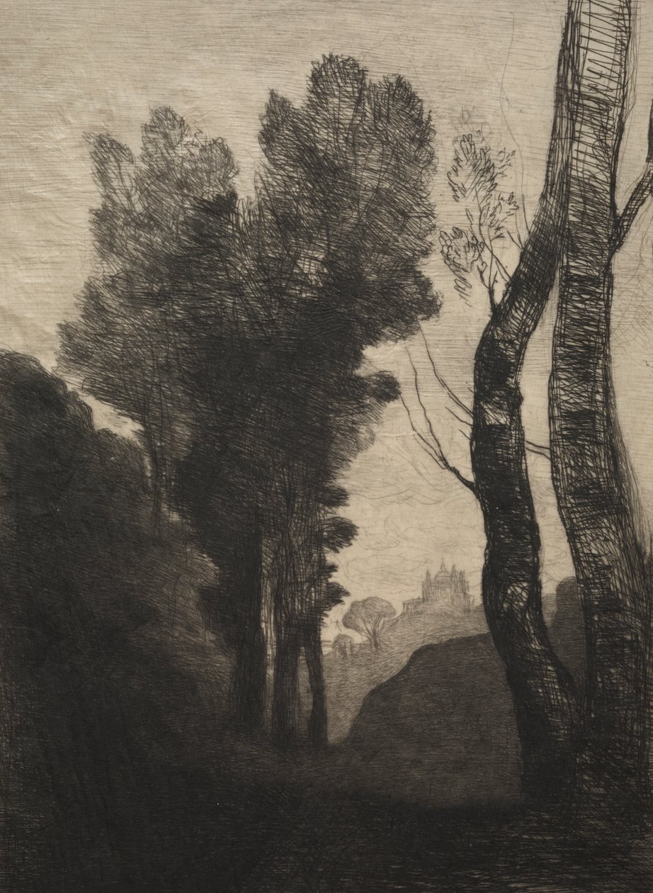 Environs of Rome by Jean Baptiste Camille Corot