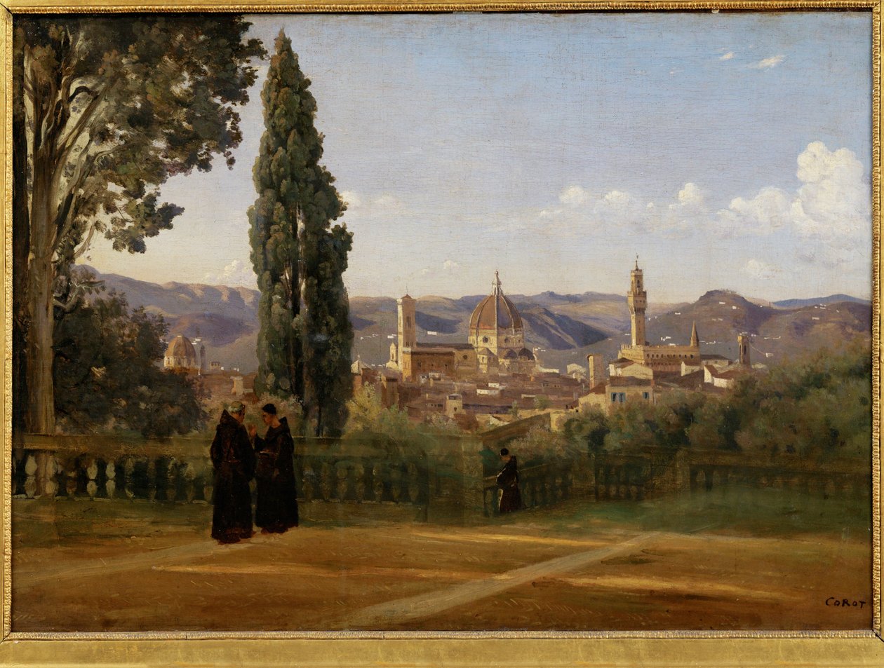 Florence, seen from the Boboli Gardens by Jean Baptiste Camille Corot