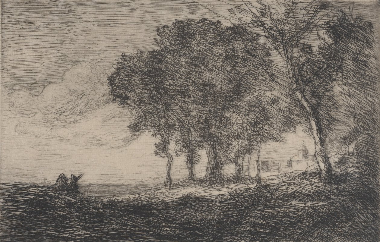 Italian Landscape, ca. 1865 by Jean Baptiste Camille Corot