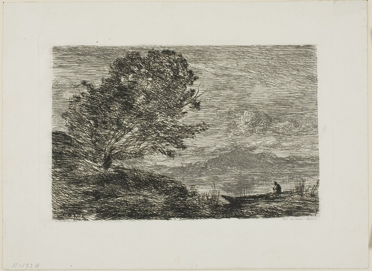Lake in the Tyrol by Jean Baptiste Camille Corot