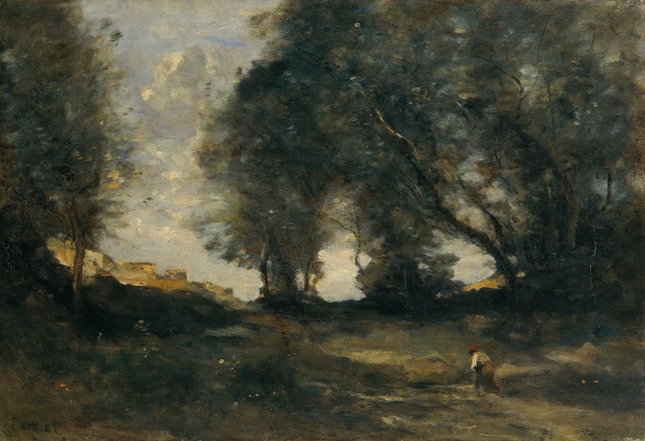 Landscape by Jean Baptiste Camille Corot