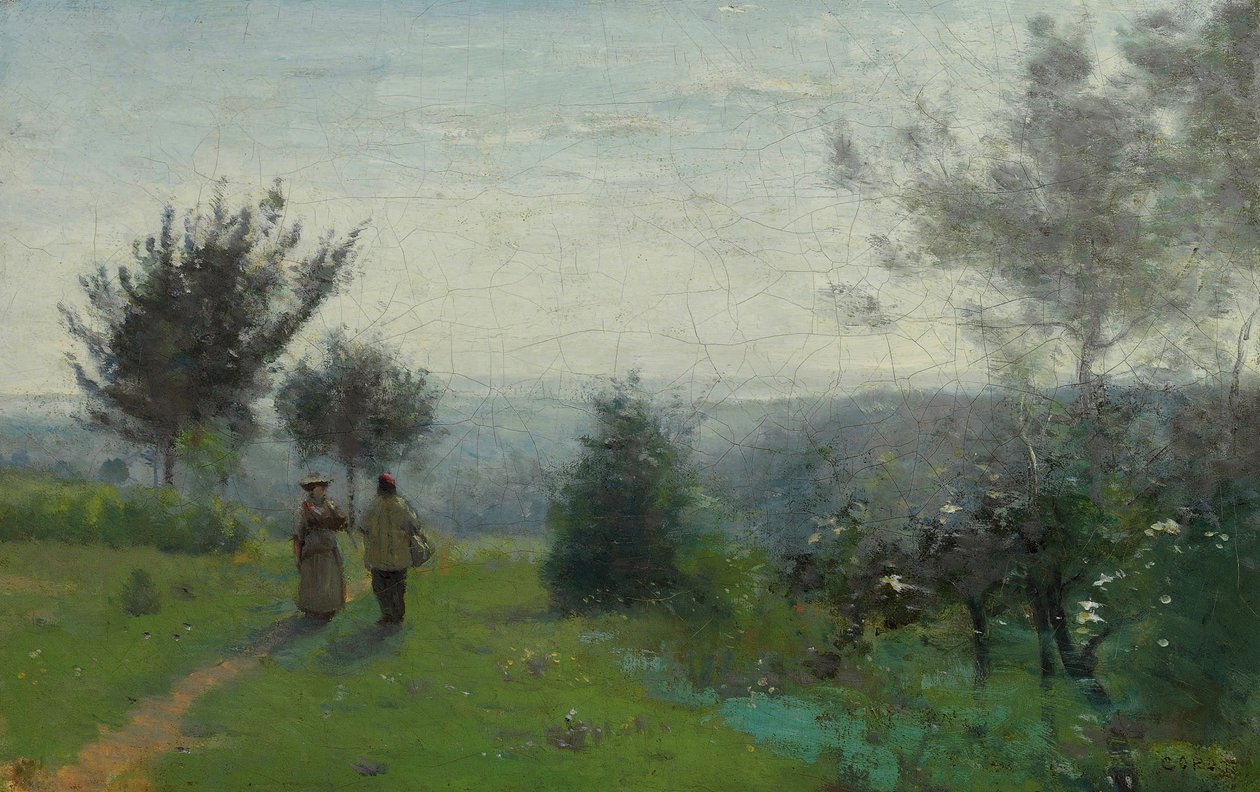 Spring Dawn by Jean Baptiste Camille Corot