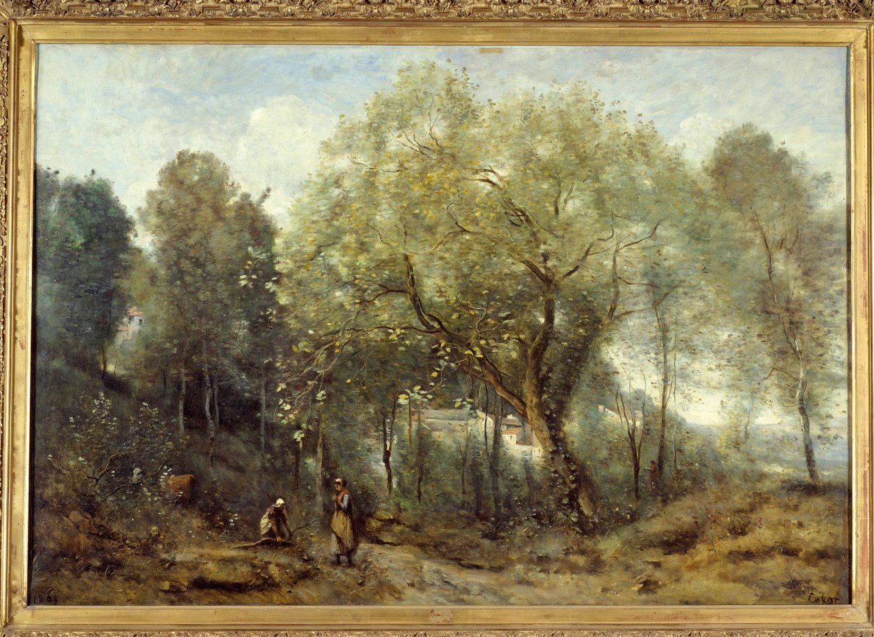 The Catalpa, Souvenir of the City of Avray by Jean Baptiste Camille Corot
