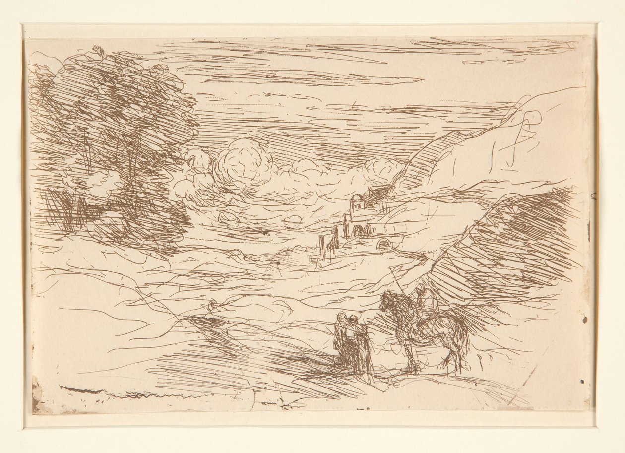 The Wandering Knights by Jean Baptiste Camille Corot