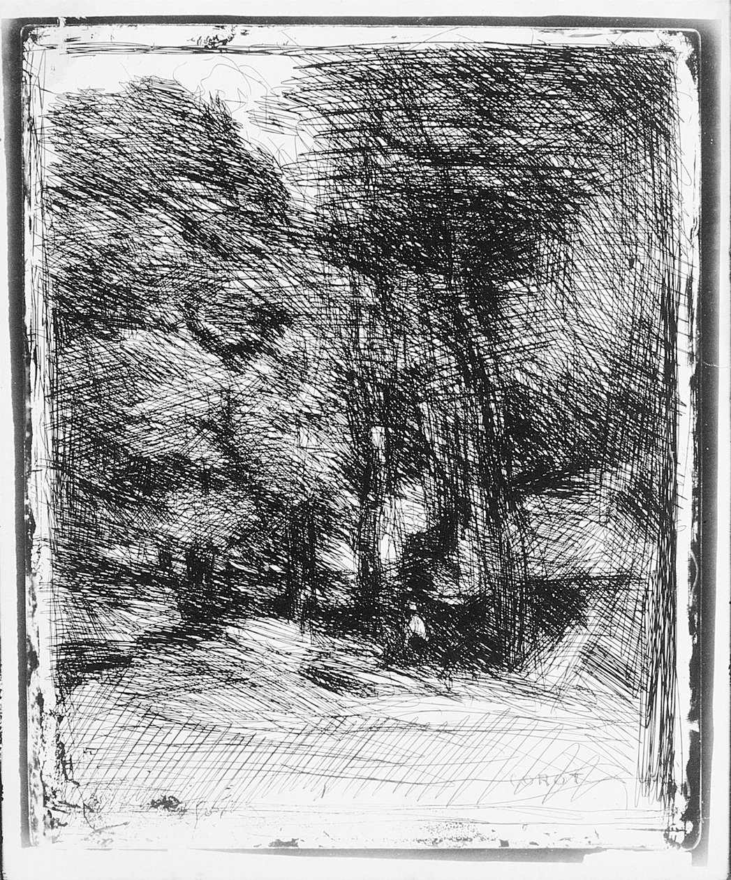 Memory of Bas Brhaut by Jean Baptiste Camille Corot