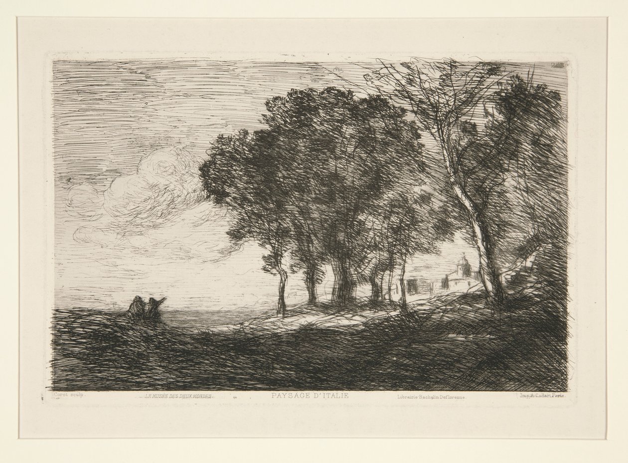 Landscape by Jean Baptiste Camille Corot