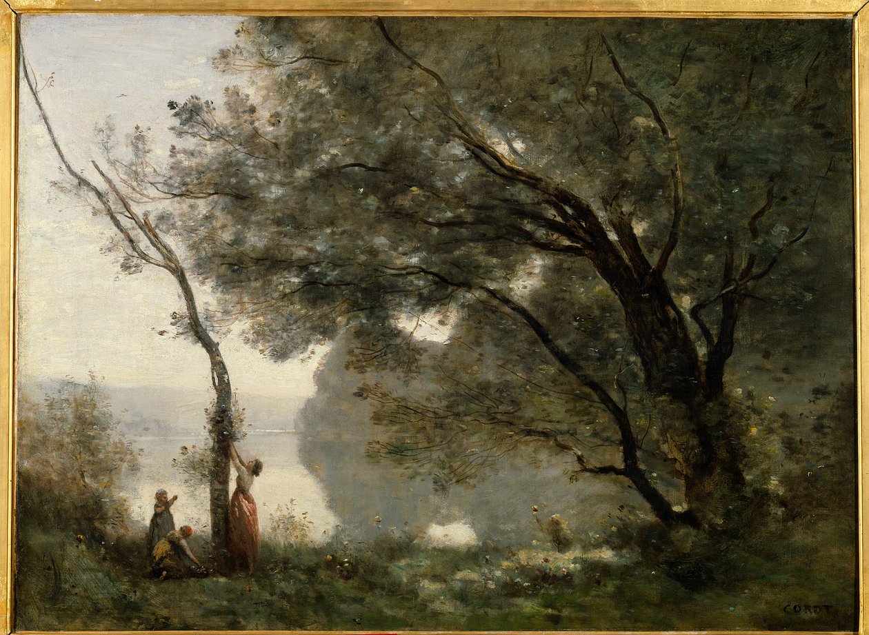 Remembrance of Mortefontaine by Jean Baptiste Camille Corot