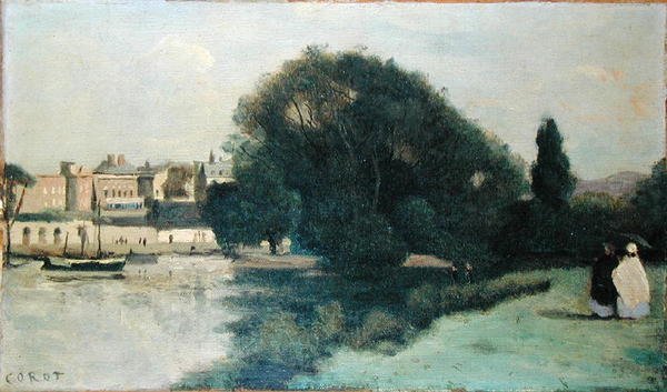 Richmond, Near London by Jean Baptiste Camille Corot