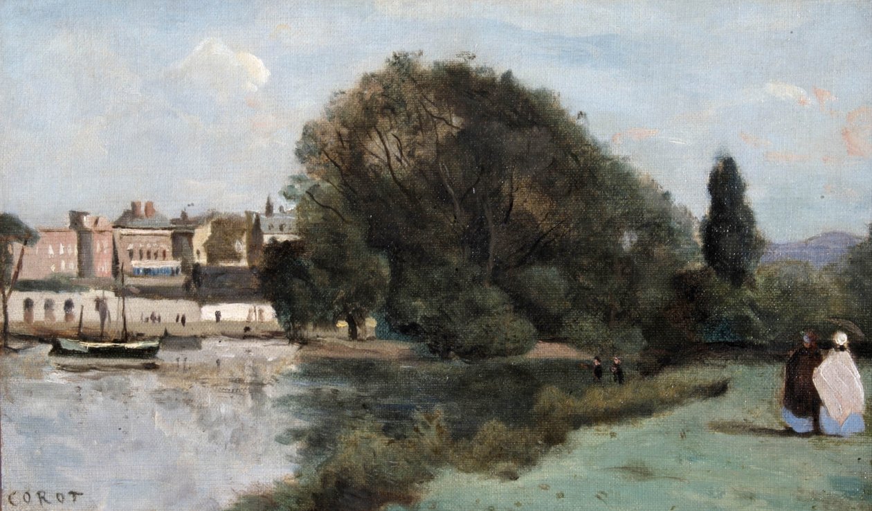 Richmond, Near London by Jean Baptiste Camille Corot