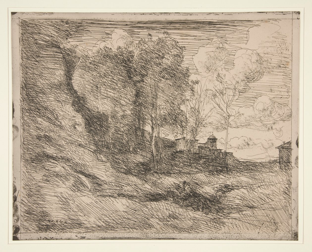 Souvenir of by Jean Baptiste Camille Corot