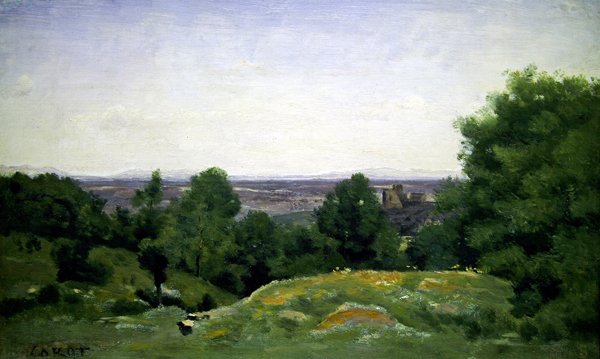 Souvenir of the Ardennes by Jean Baptiste Camille Corot