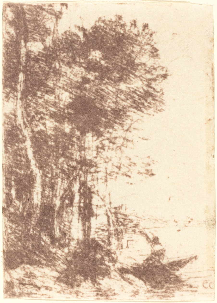 Souvenir of Fampoux by Jean Baptiste Camille Corot