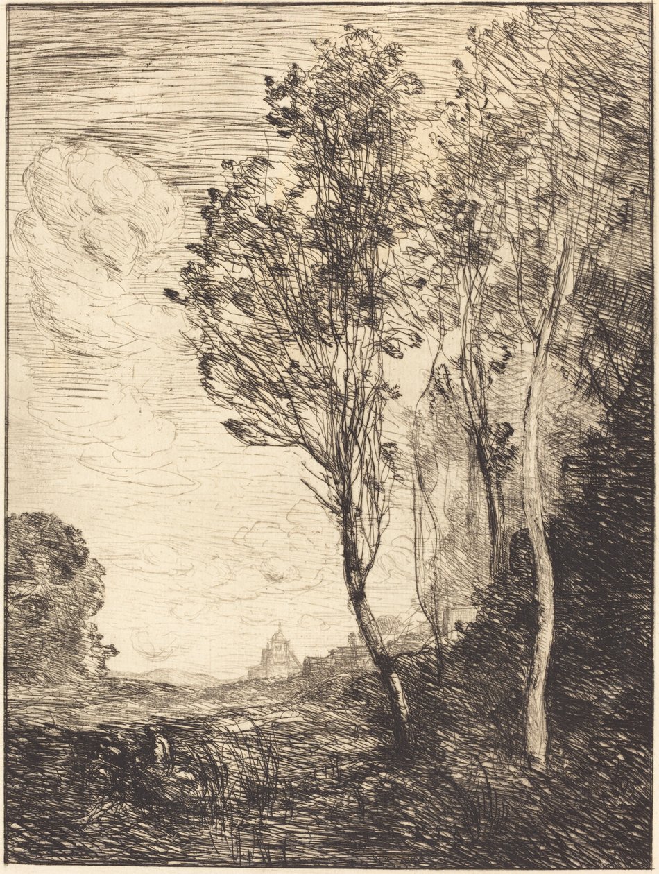 Souvenir of Italy by Jean Baptiste Camille Corot