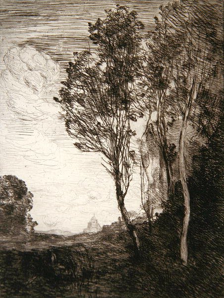 Souvenir of Italy by Jean Baptiste Camille Corot