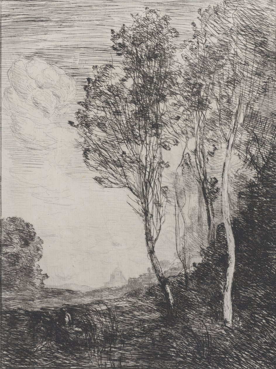 Souvenir of Italy, 1866 by Jean Baptiste Camille Corot