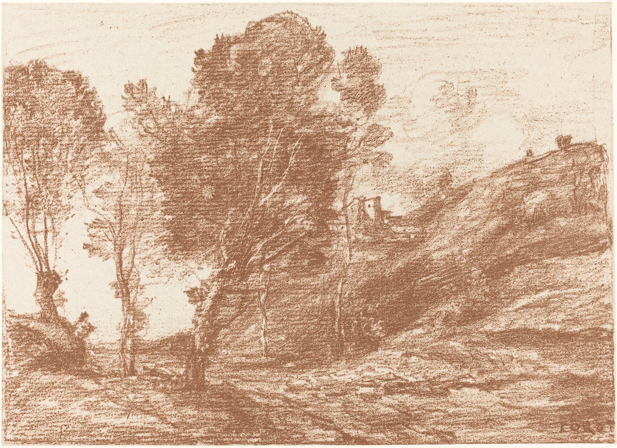 Souvenir of Italy, 1871 by Jean Baptiste Camille Corot
