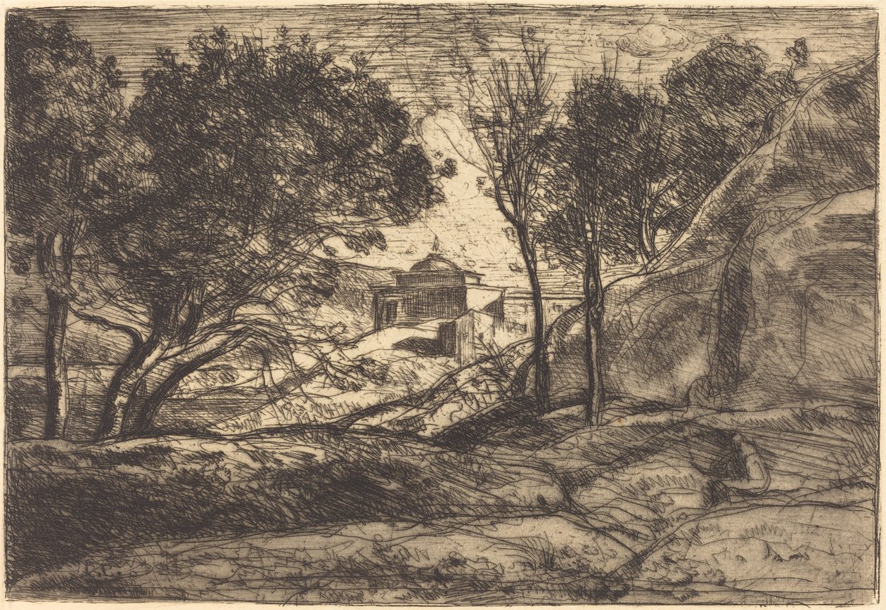 Souvenir of Tuscany by Jean Baptiste Camille Corot