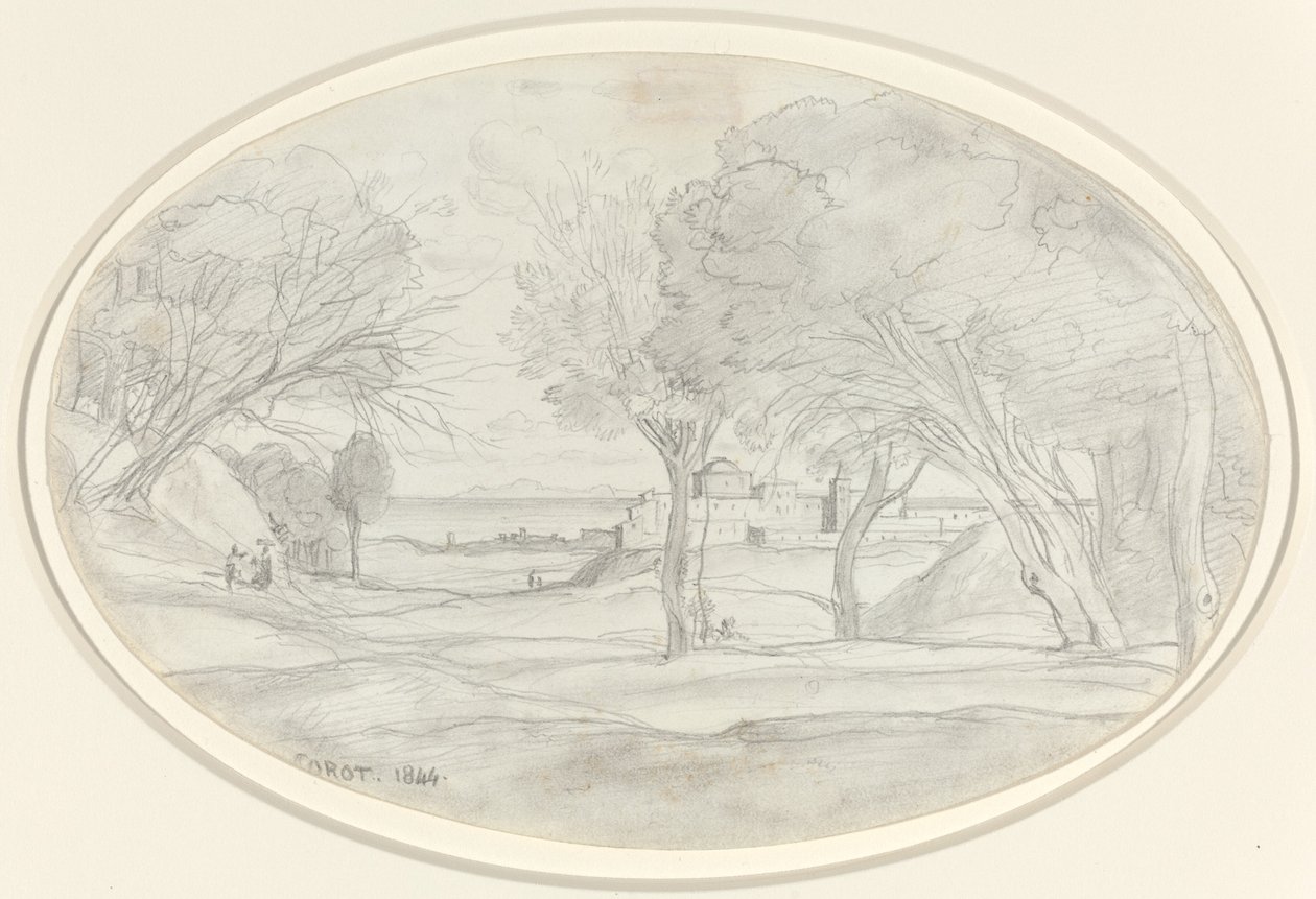 Souvenir of Tuscany by Jean Baptiste Camille Corot