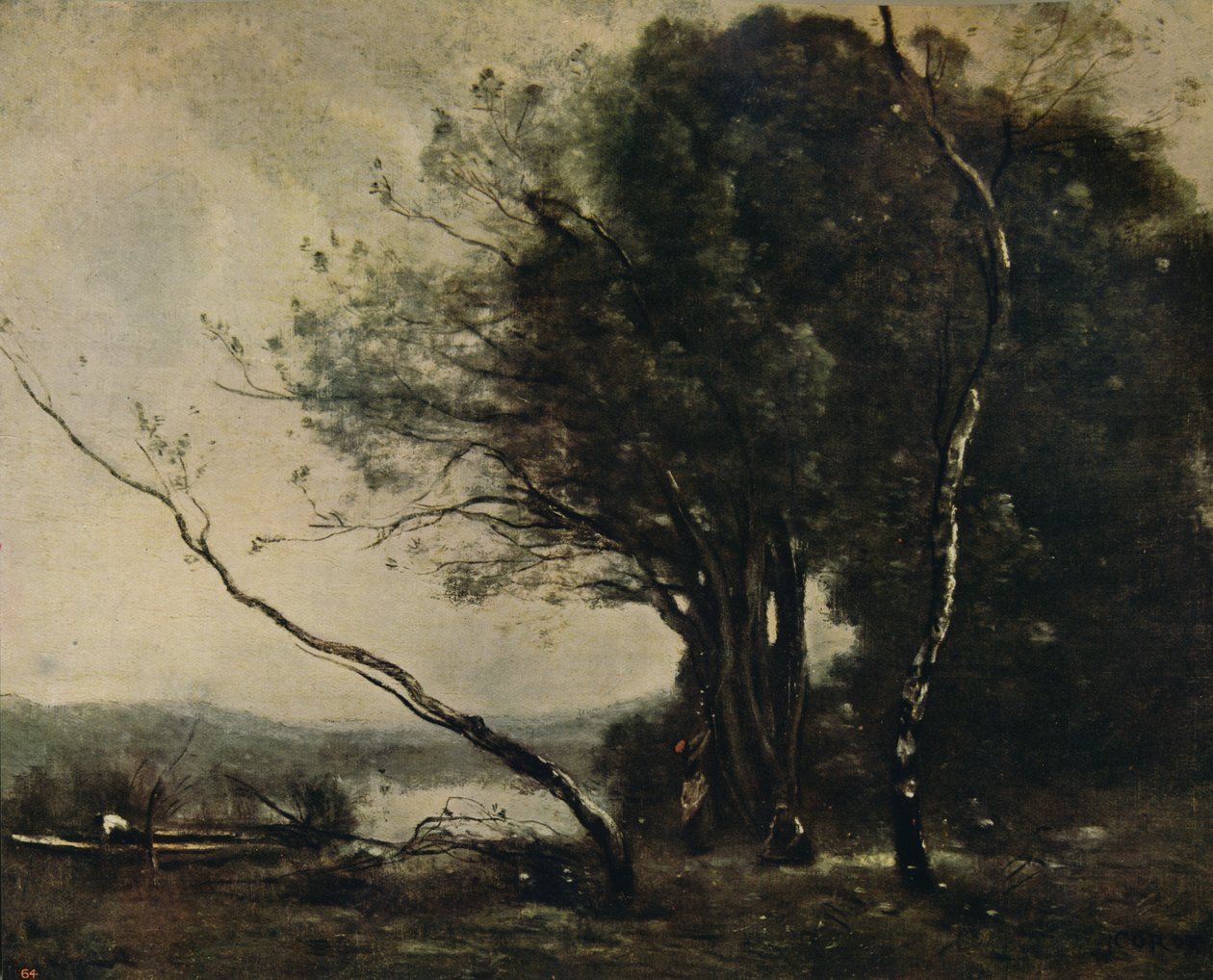 The Bent Tree, 1855-1860, c1915 by Jean Baptiste Camille Corot