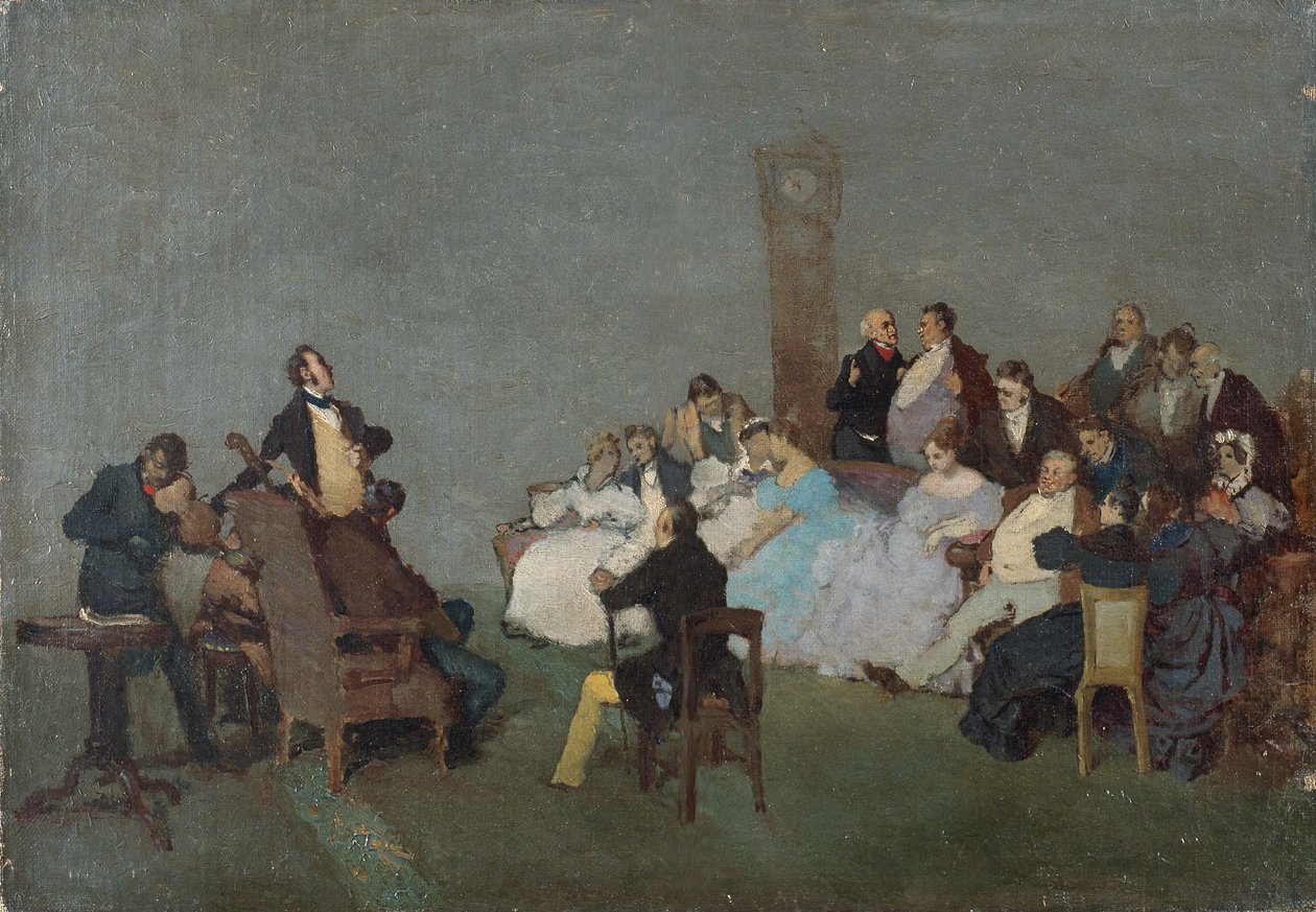 The Concert by Jean Baptiste Camille Corot