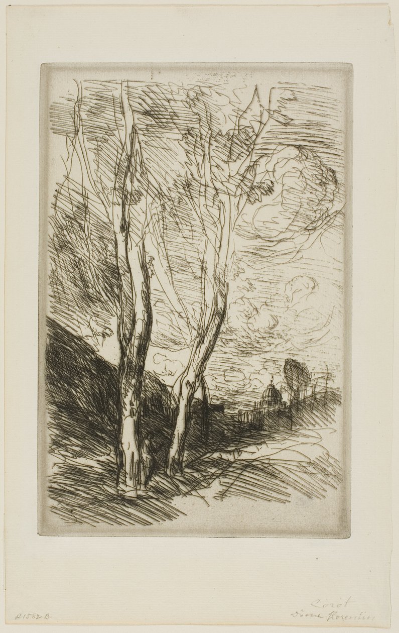 The Florentine Duomo by Jean Baptiste Camille Corot