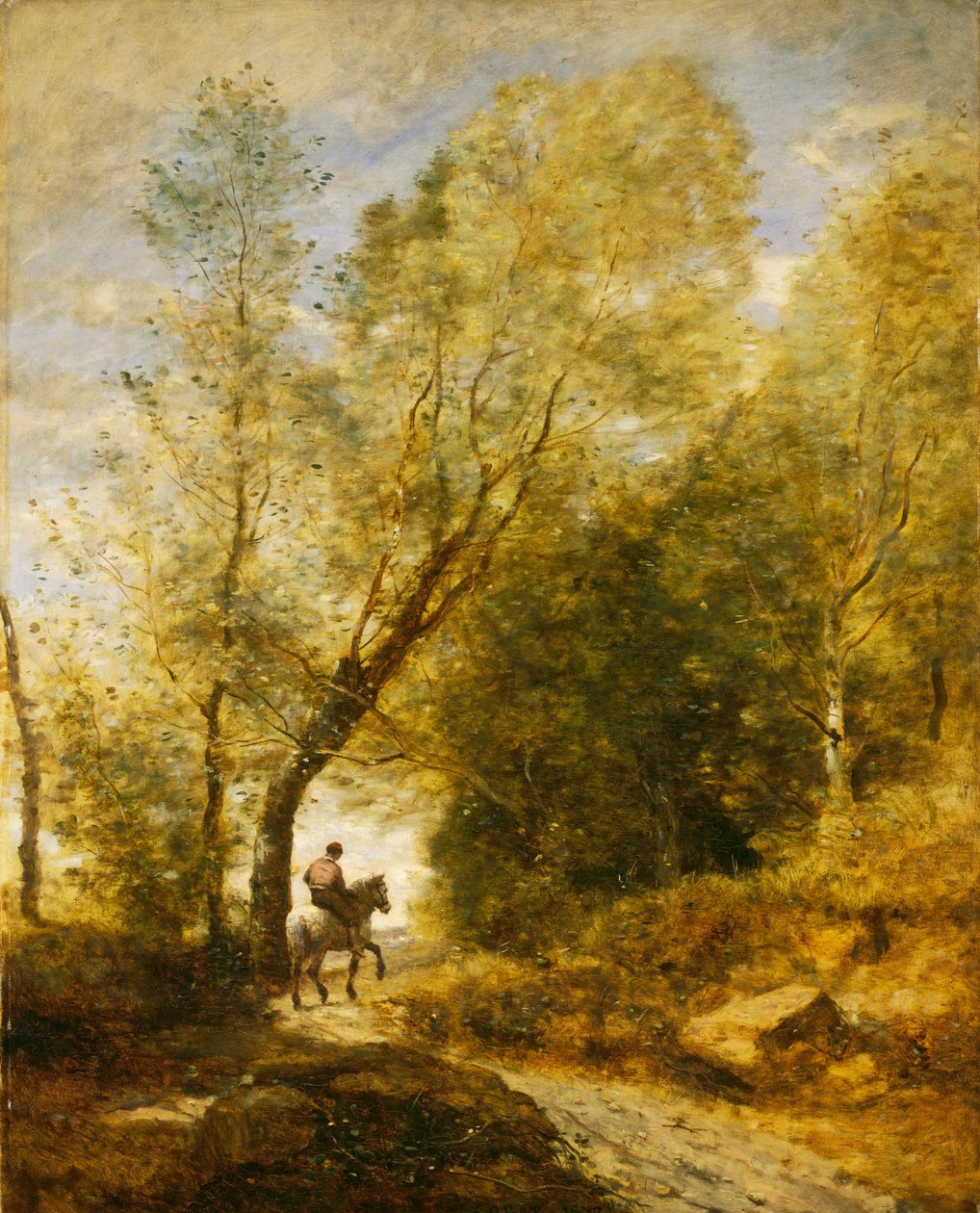 The Forest of Coubron by Jean Baptiste Camille Corot