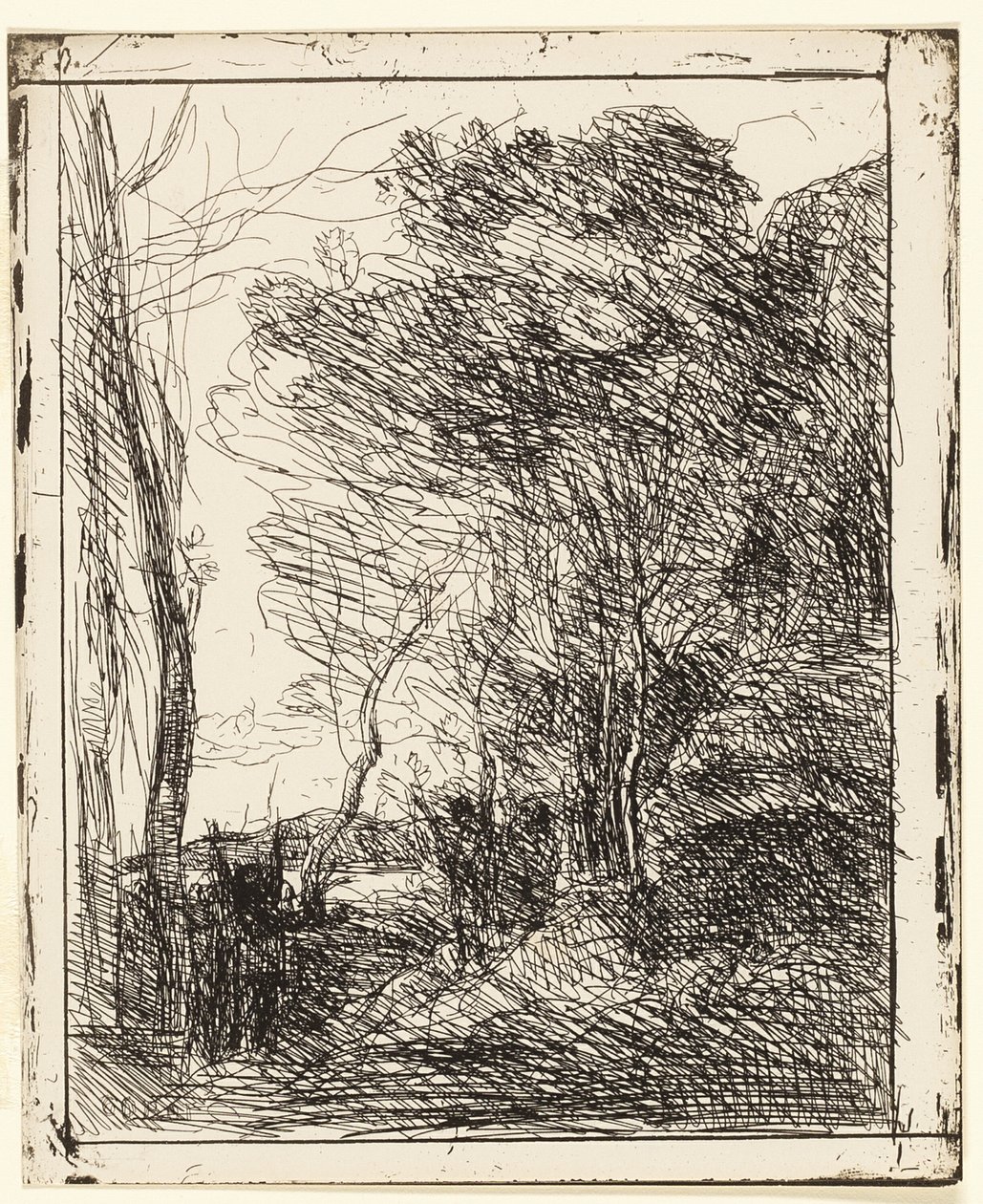 The Gallic Clearing by Jean Baptiste Camille Corot