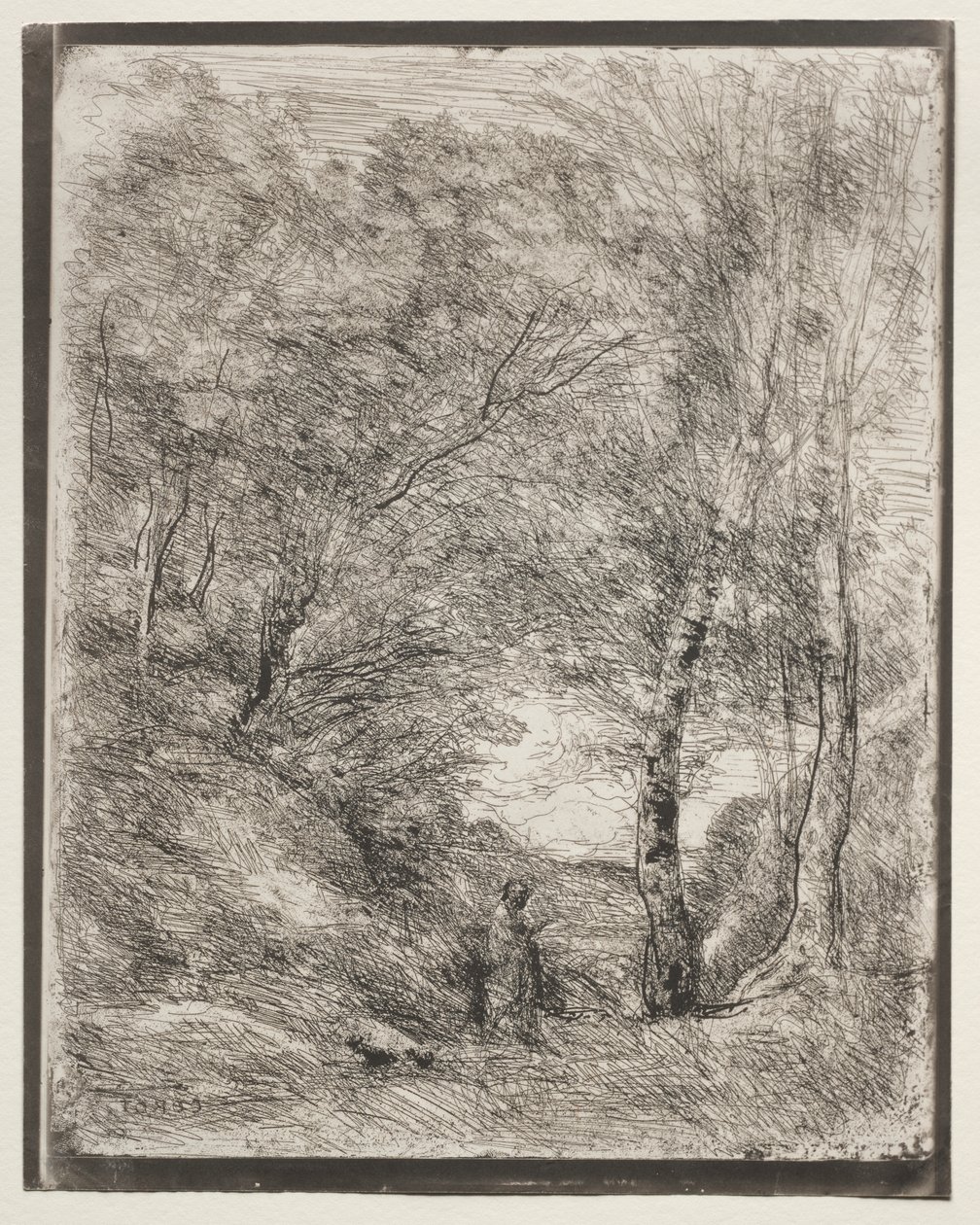 The Gardens of Horace by Jean Baptiste Camille Corot