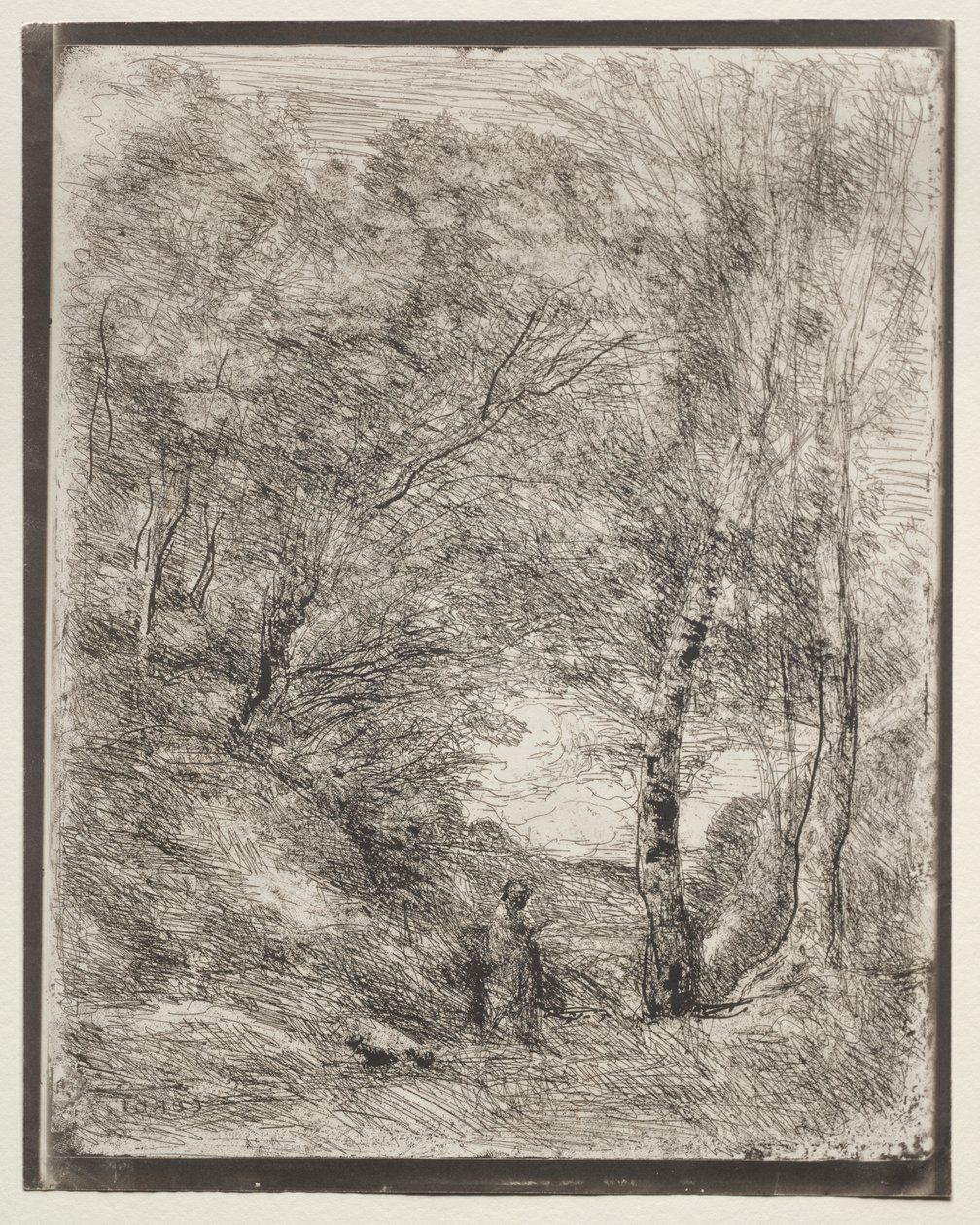 The Gardens of Horace by Jean Baptiste Camille Corot