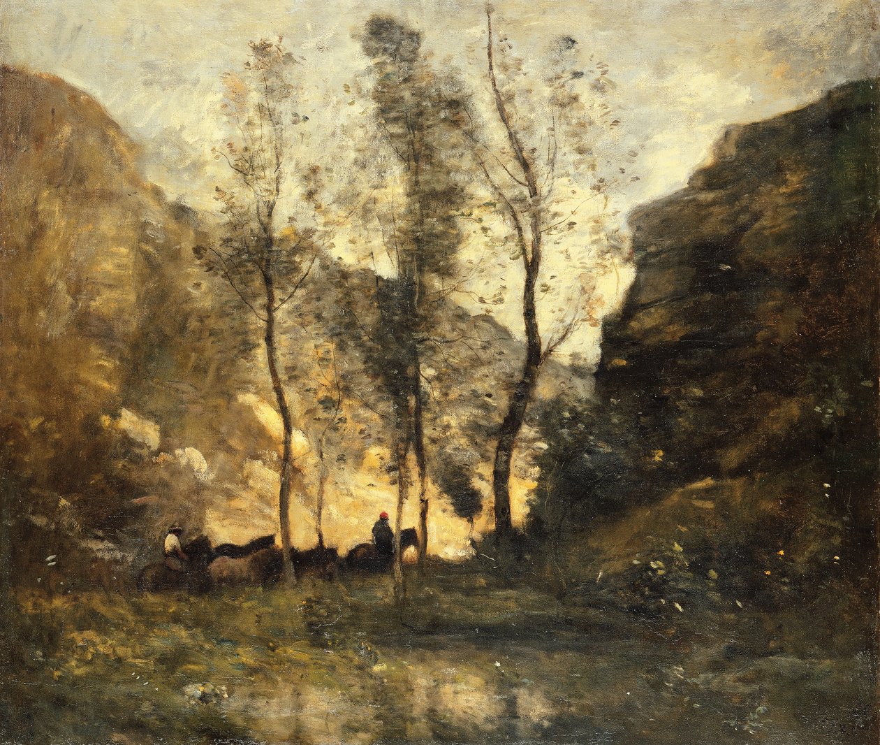 The Smugglers by Jean Baptiste Camille Corot