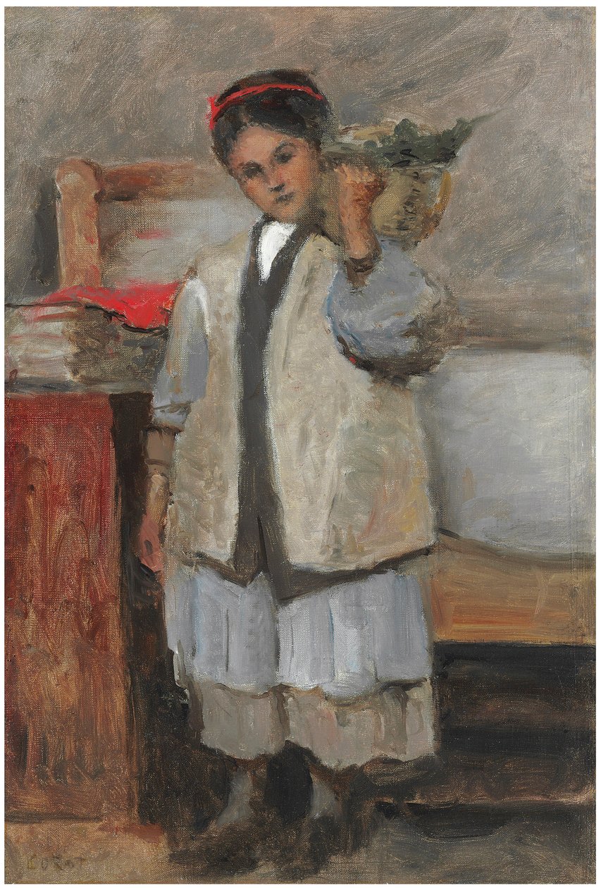 The Young Seraphine Dressed in Corot