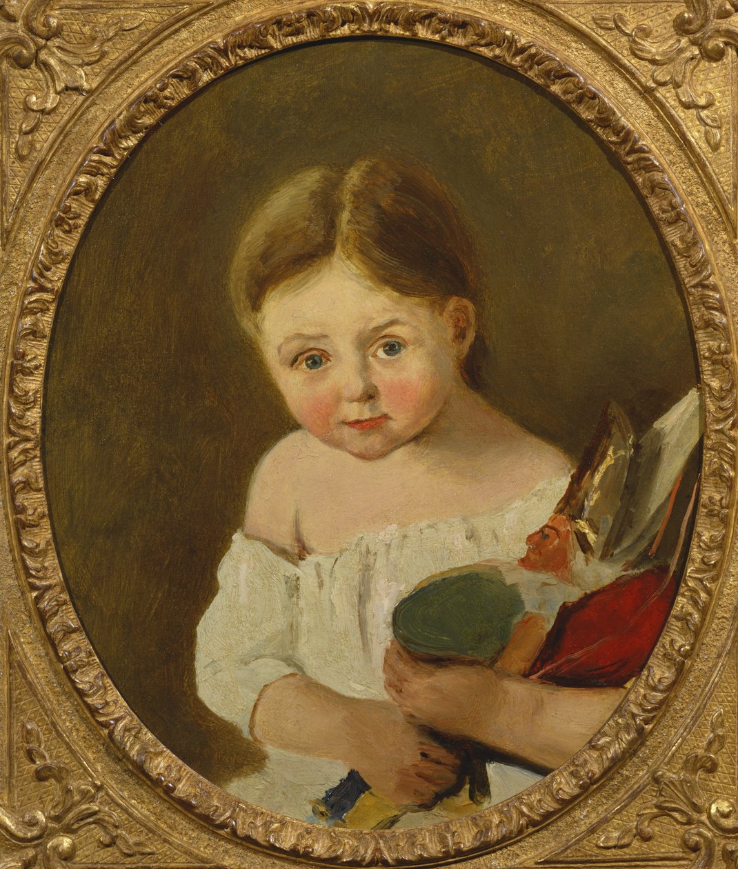The Youngest Daughter of M. Edouard Delalain, c.1845-50 by Jean Baptiste Camille Corot