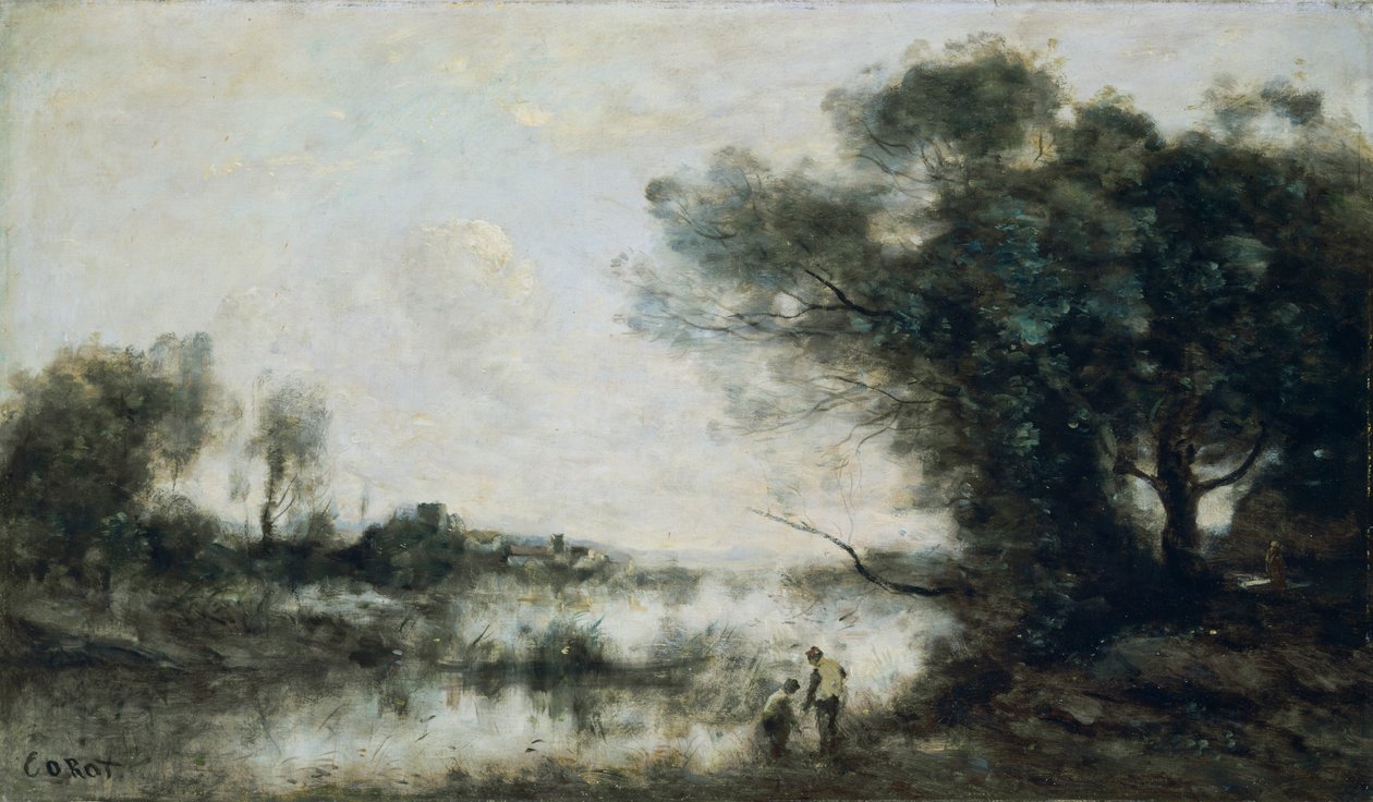 The Pond, c1820-1875 by Jean Baptiste Camille Corot