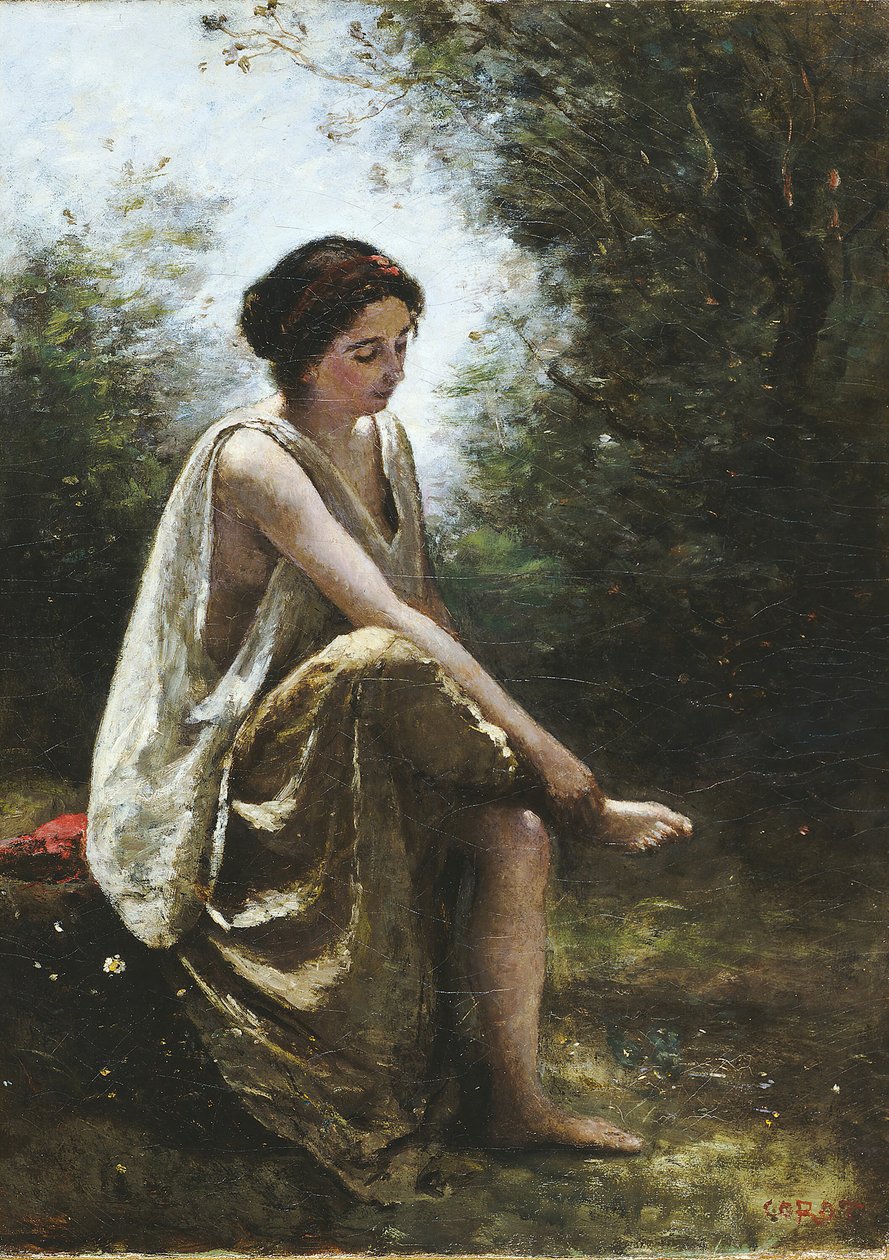Wounded Eurydice, 1868-70 by Jean Baptiste Camille Corot