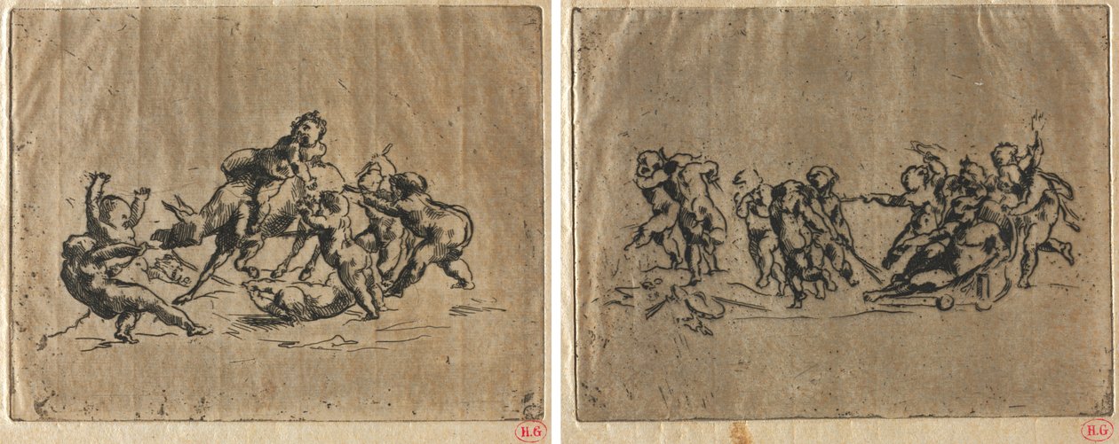 Bacchanal with Children and Donkey by Jean Baptiste Carpeaux