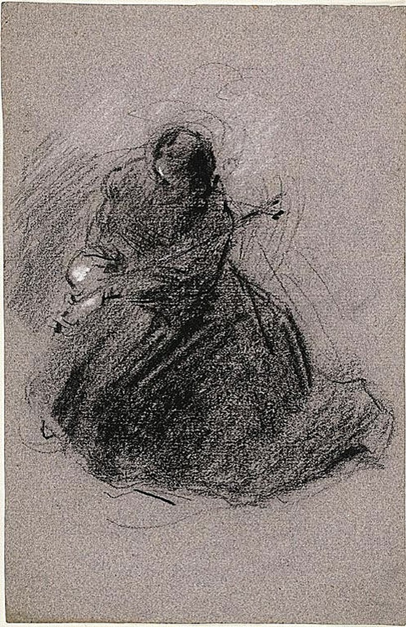 Saint Francis (front); Two Figures (back) by Jean Baptiste Carpeaux