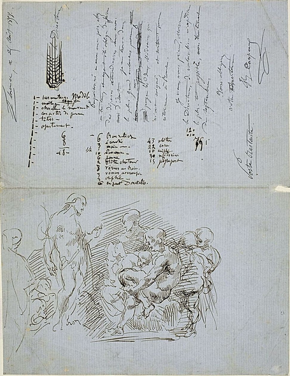 The Preaching of Saint John the Baptist by Jean Baptiste Carpeaux
