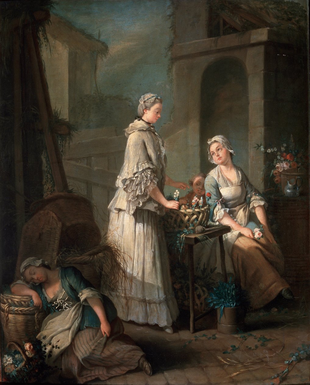 A Flower Girl, c1795-c1799 by Jean Baptiste Charpentier the Elder