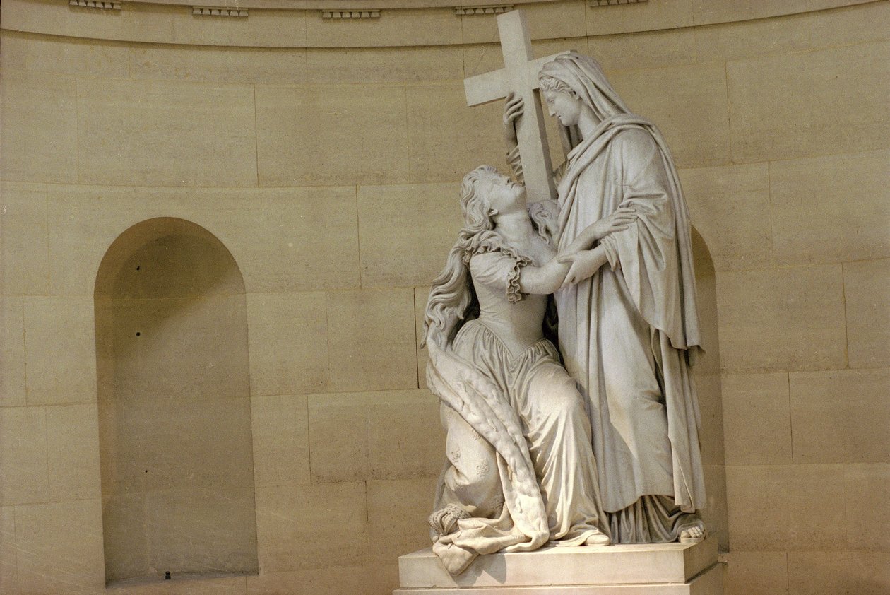 Marie Antoinette held by the Religion by Jean Baptiste Cortot