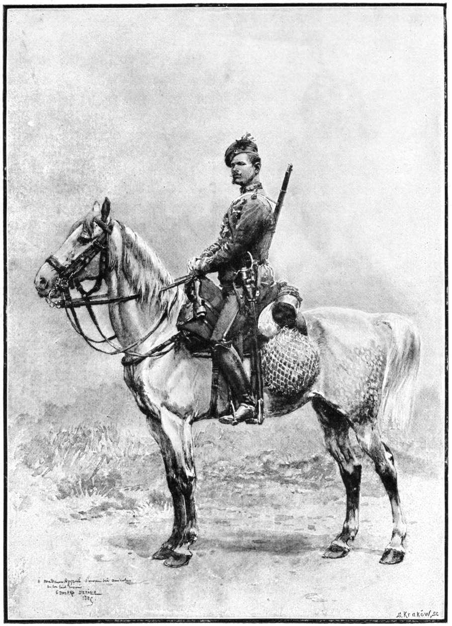 A Chasseur of the Guard, Russia, 1892 by Jean Baptiste Edouard Detaille