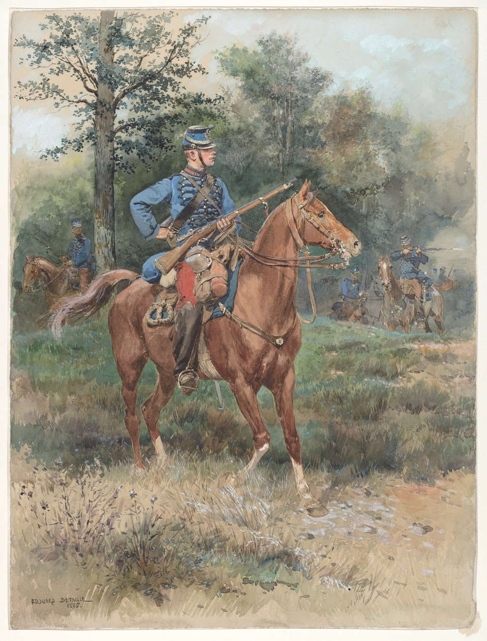 Chasseur à Cheval (Soldier on Horseback) by Jean Baptiste Edouard Detaille