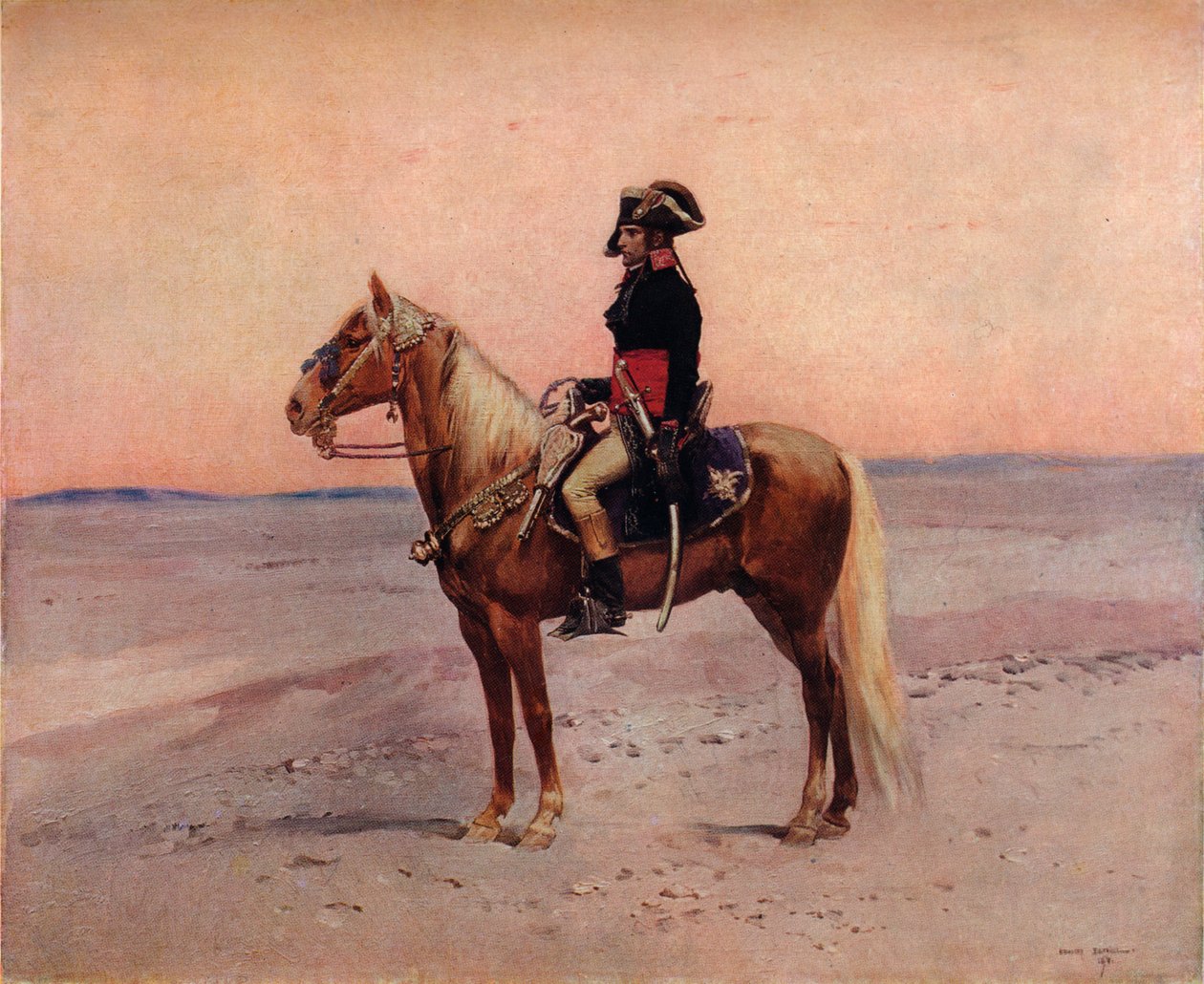 Napoleon in Egypt, c19th century by Jean Baptiste Edouard Detaille