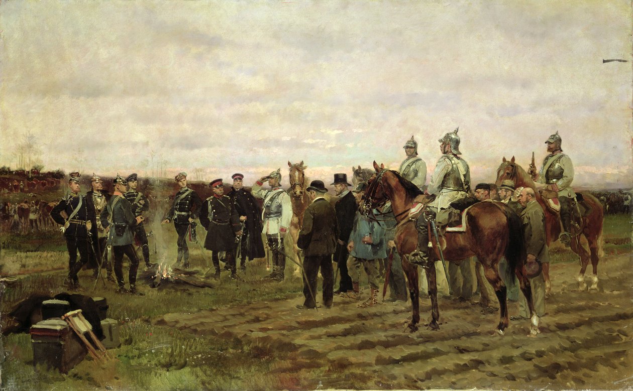 The Hostages: Souvenir of the 1870-71 Campaign, 1878 by Jean Baptiste Edouard Detaille