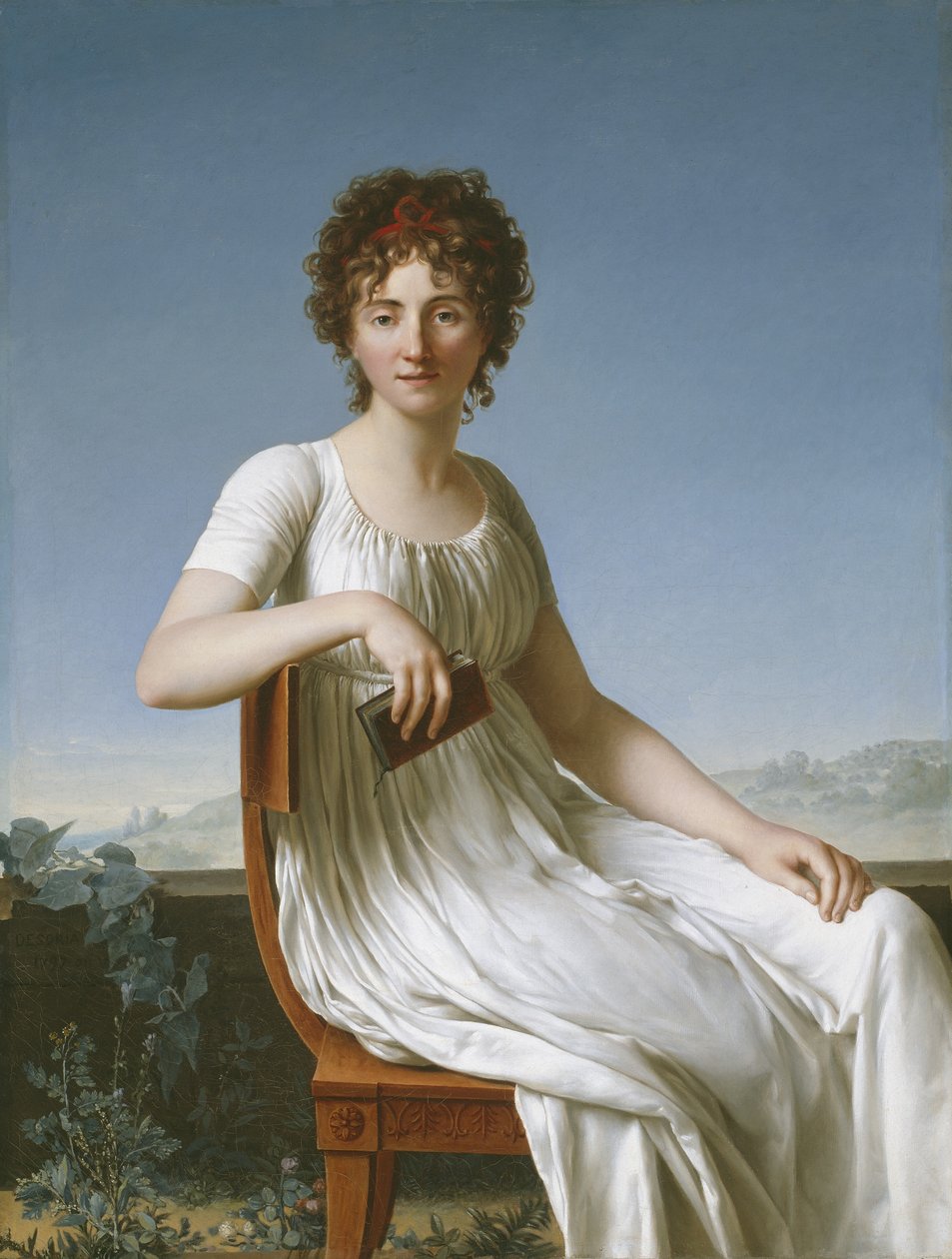 Portrait of Constance Pipelet by Jean Baptiste Francois Desoria