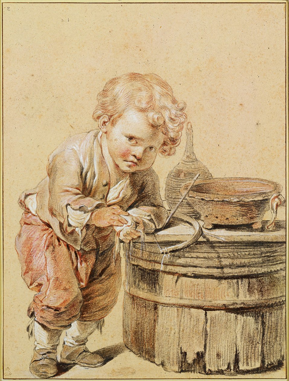 Boy with a Broken Egg by Jean Baptiste Greuze