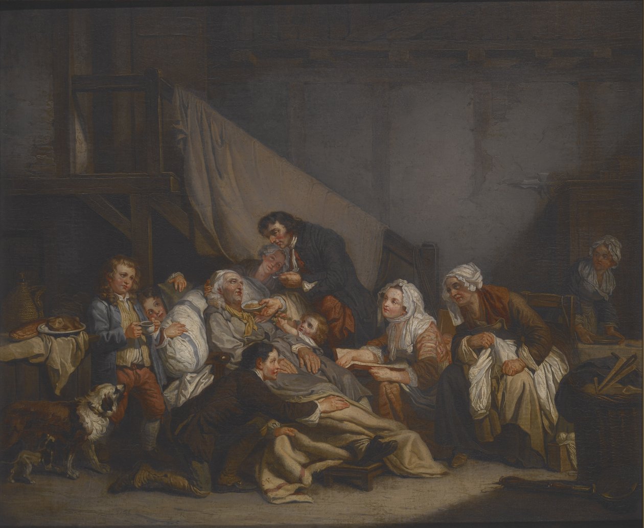 Death of an Old Man by Jean Baptiste Greuze