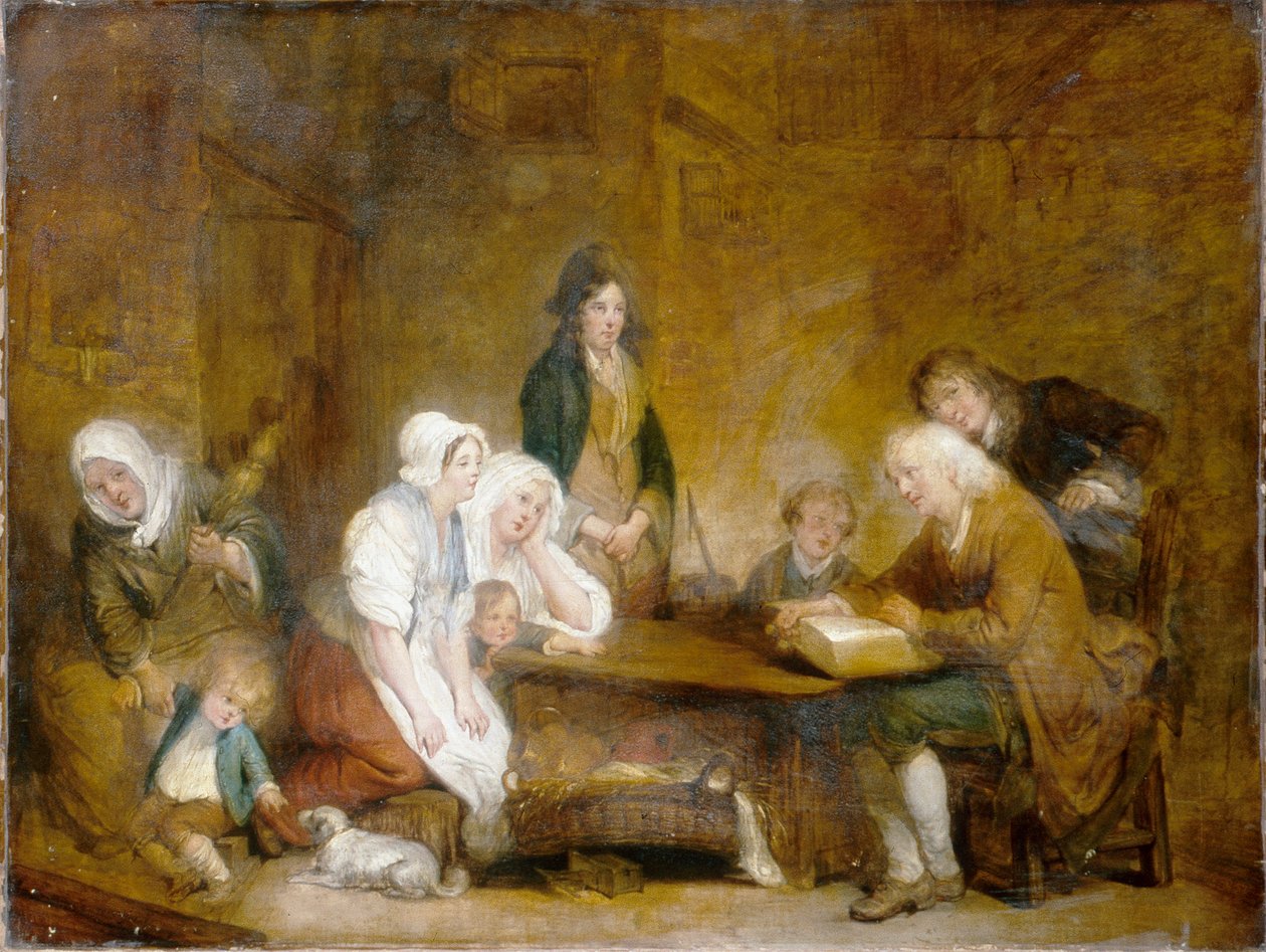 Family Worship by Jean Baptiste Greuze