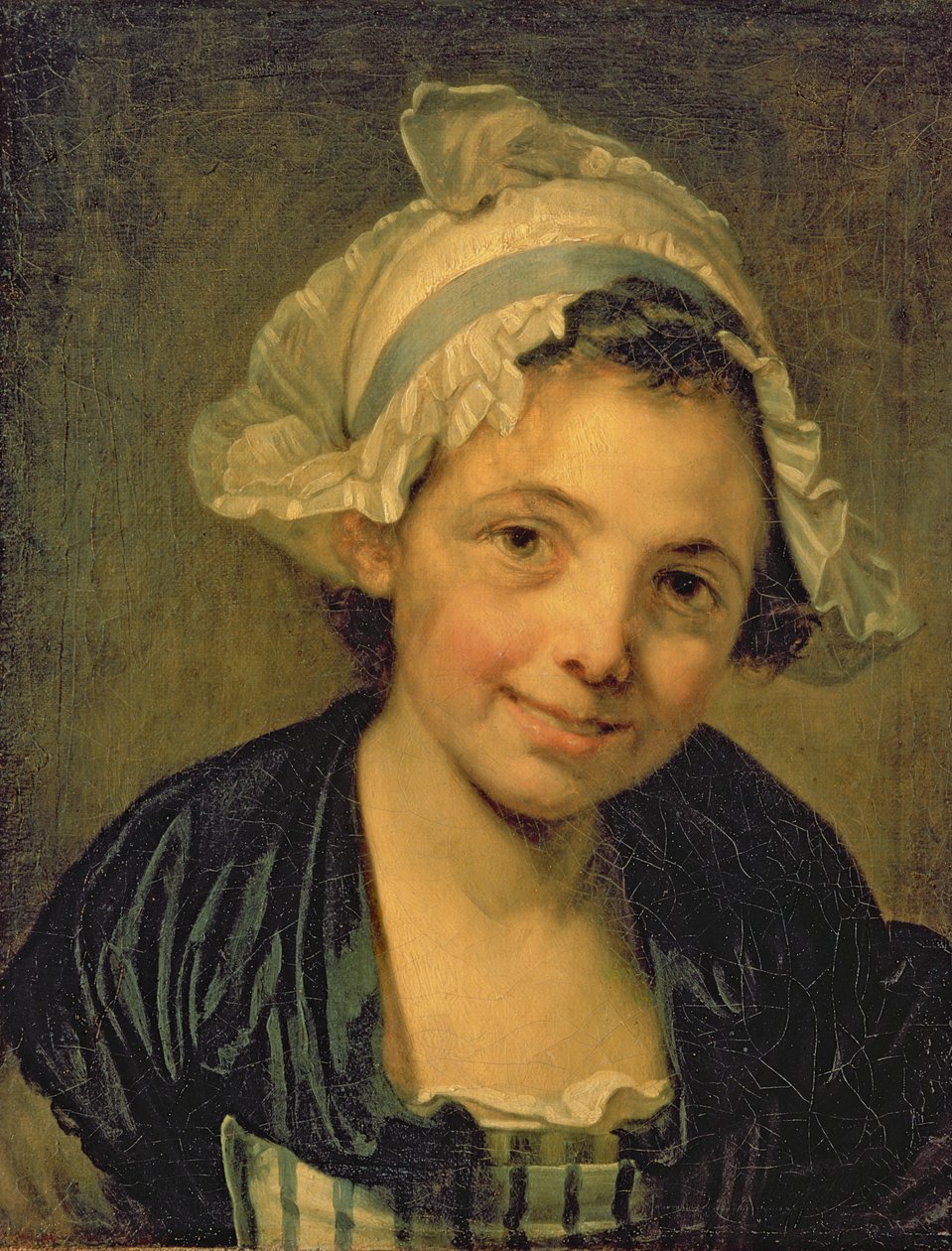 Girl in a Bonnet by Jean Baptiste Greuze